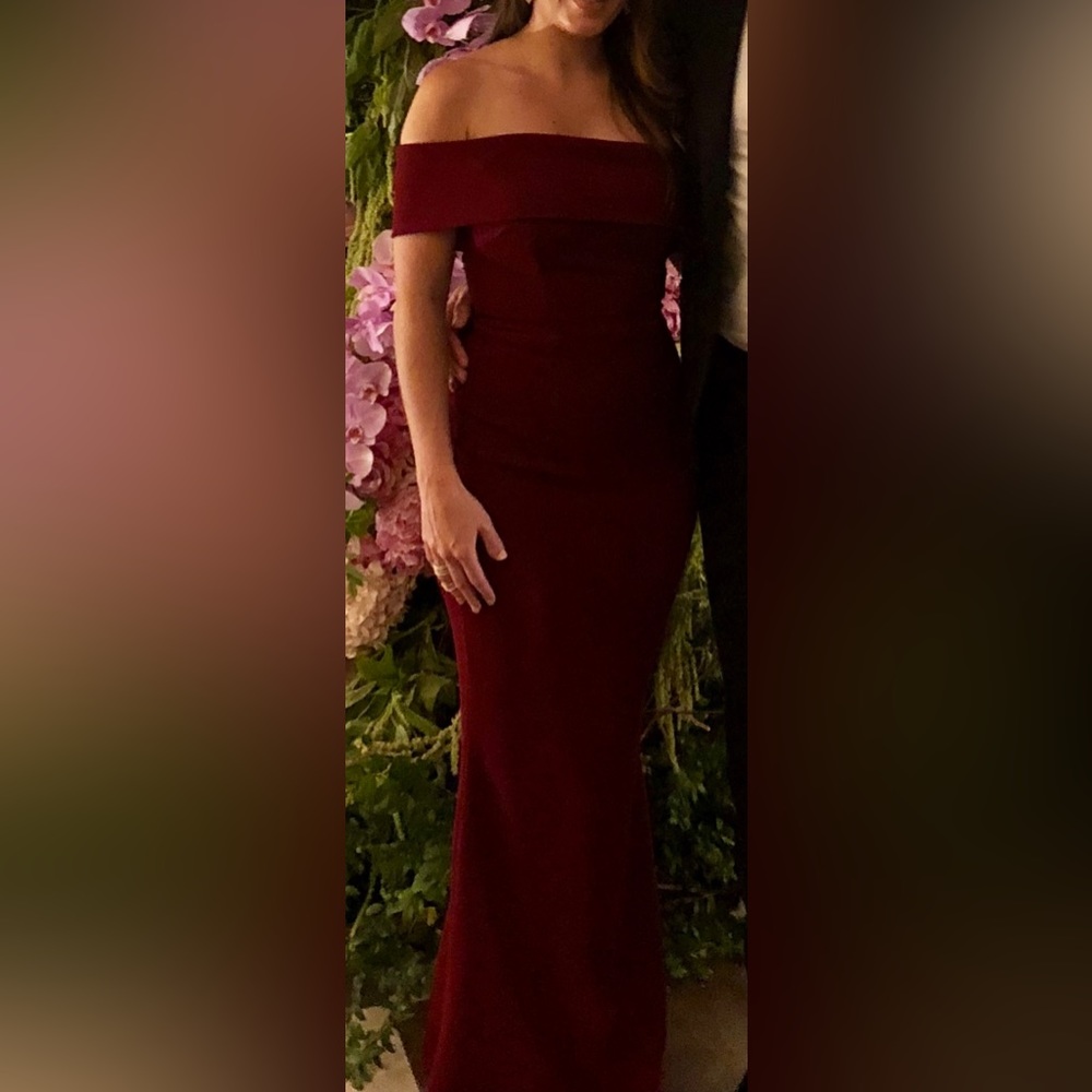 Maroon Gown